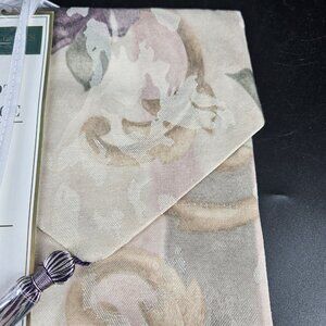 Croscill Ascot Valance Window Treatment 40x25 Classics Cassis Plum Amethyst Curt